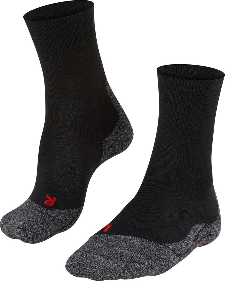Falke tk2 sensitive anti-blaar dik wol functioneel materiaal wandelsokken heren zwart - maat 46-48