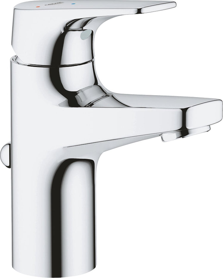 Grohe quickfix start flow wastafelkraan - waterbesparend - met trekwaste - chroom - 23769000