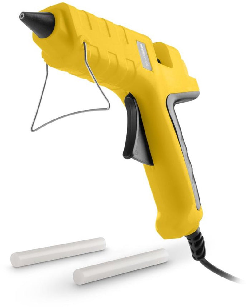 Powerplus elektrisch lijmpistool powx143 - 78w gereedschap - 5 min. opwarmen - met 2 lijmpatronen - met 1 mondstuk