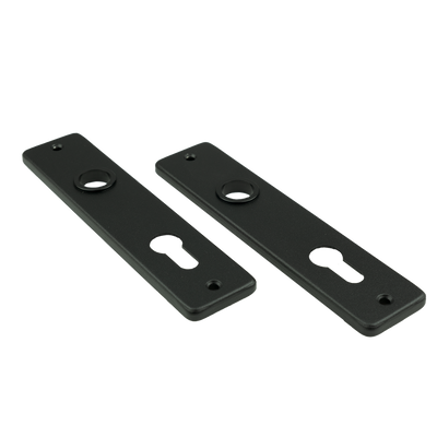Ami kortschild 180 41 rh profielcilinder 72 zwart 9005 str - 739116