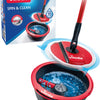 Vileda spin clean - mopset - altijd schoon pad - plooibare kop in microvezels 2in1