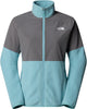 The north face w glacier heavyweight full zip jacket dames outdoorjas - blue eclipse smoked pea