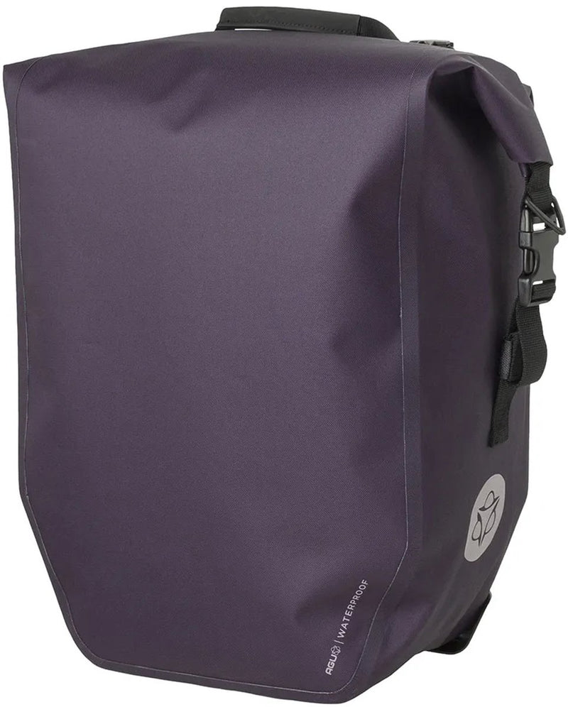 Agu clean enkele fietstas shelter click'ngo large - purple velvet - 21