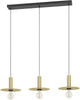 Eglo escandell hanglamp - e27 - 95 cm - goud - staal