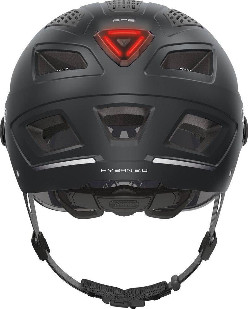 Abus helm Hyban 2.0 ACE velvet Zwart M 52-58cm