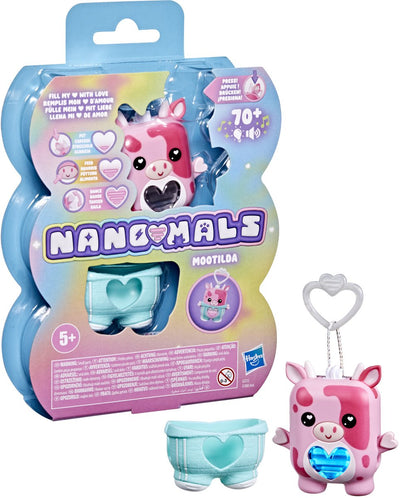Hasbro nanomals mootilda de roze koe