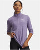 Under armour tech 1 2 zip- twist-ppl dames sporttrui - paars luxe - wit