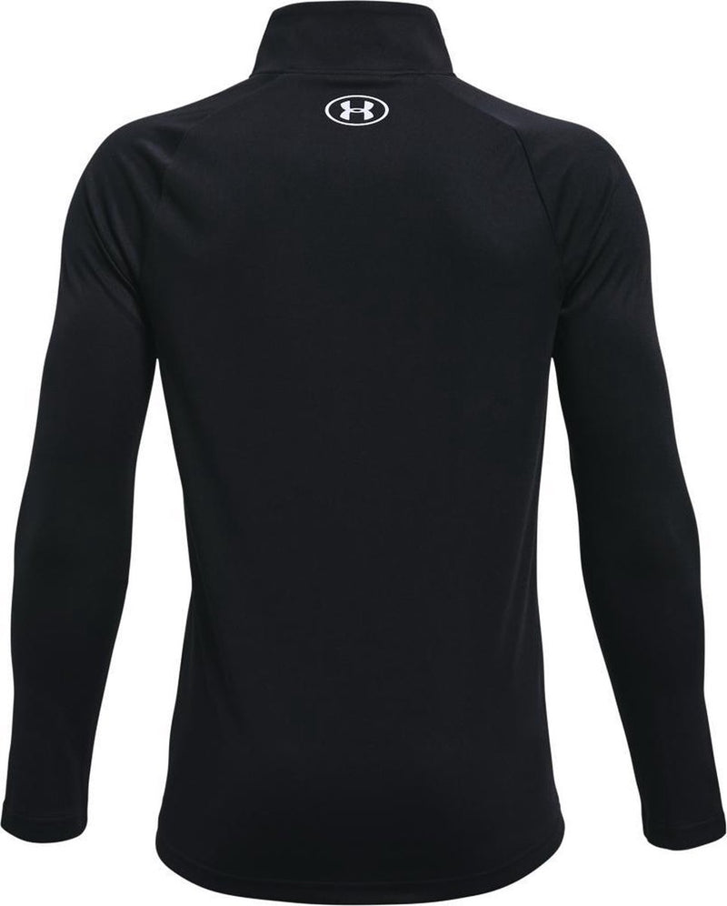 Under armour ua tech 2.0 1 - 2 zip unisex sporttrui - zwart - wit