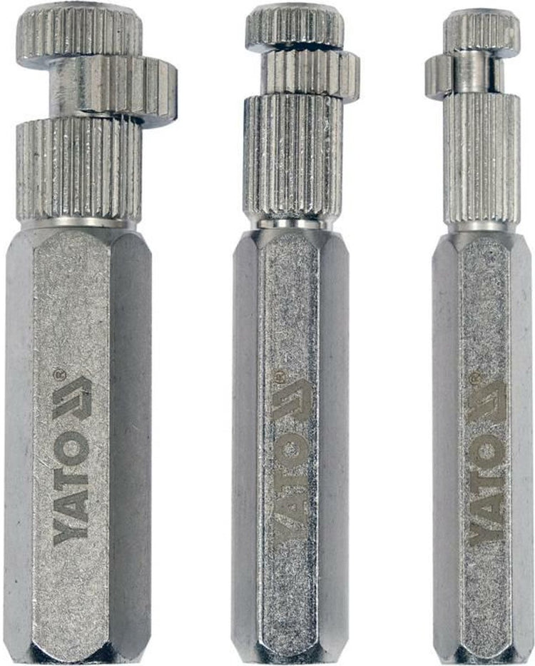 Yato yt-21793 - set nypl sleutels - 3 8 , 1 2 , 3 4 - gehard en gegalvaniseerd
