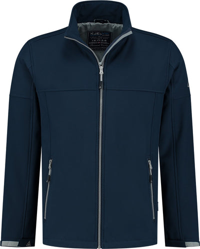 Kjelvik softshell jas odense blauw