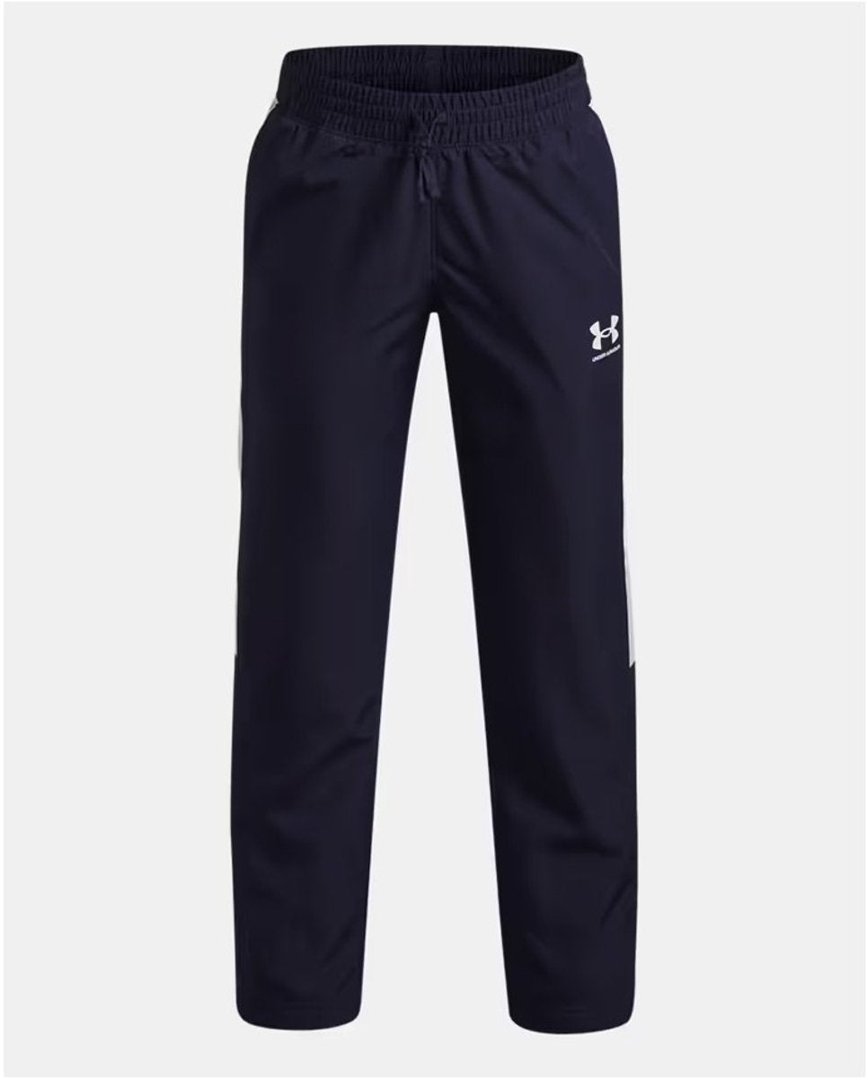 Under armour ua b rival wvn pant-blu jongens sportbroek - midnight navy - wit