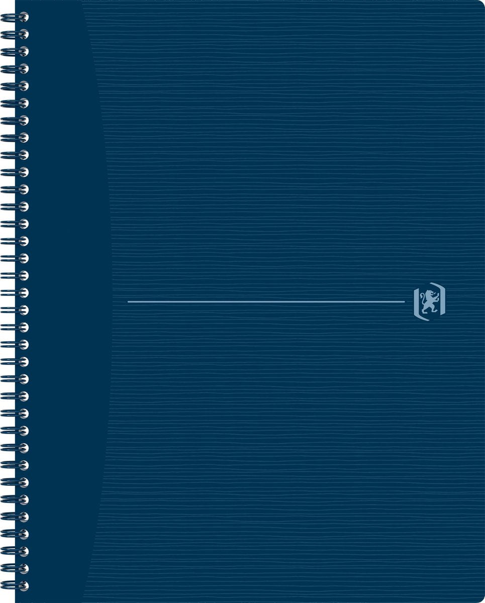 Oxford origins - duurzaam notitieboek - a4+ - geruit - 5mm - 70 vel - blauw