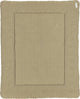 Meyco baby romantic flower boxkleed - taupe - 77x97cm