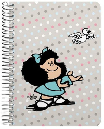 Mafalda schrift bird multicolour quarto 80 lakens