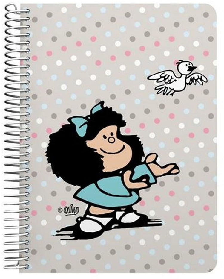 Mafalda schrift bird multicolour quarto 80 lakens