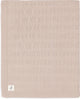 Jollein - deken ledikant 100x150cm - dekentje baby - grain knit - wild rose