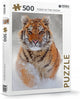 Rebo productions legpuzzel tiger in the snow 500 stukjes