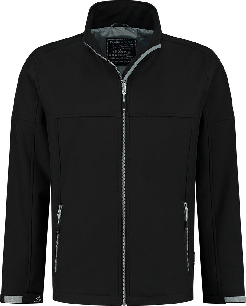 Kjelvik softshell jas odense zwart