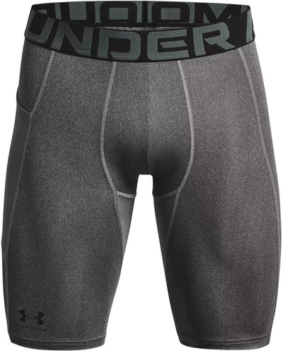 Under armour ua hg armour lng shorts heren sportbroek - grijs - zwart