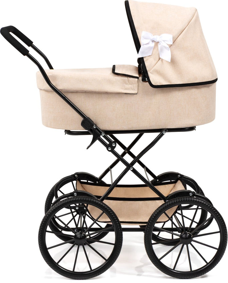 Bayer design klassieke beige poppenwagen