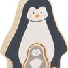 Goki houten puzzel staand pinguïnt, 2st.