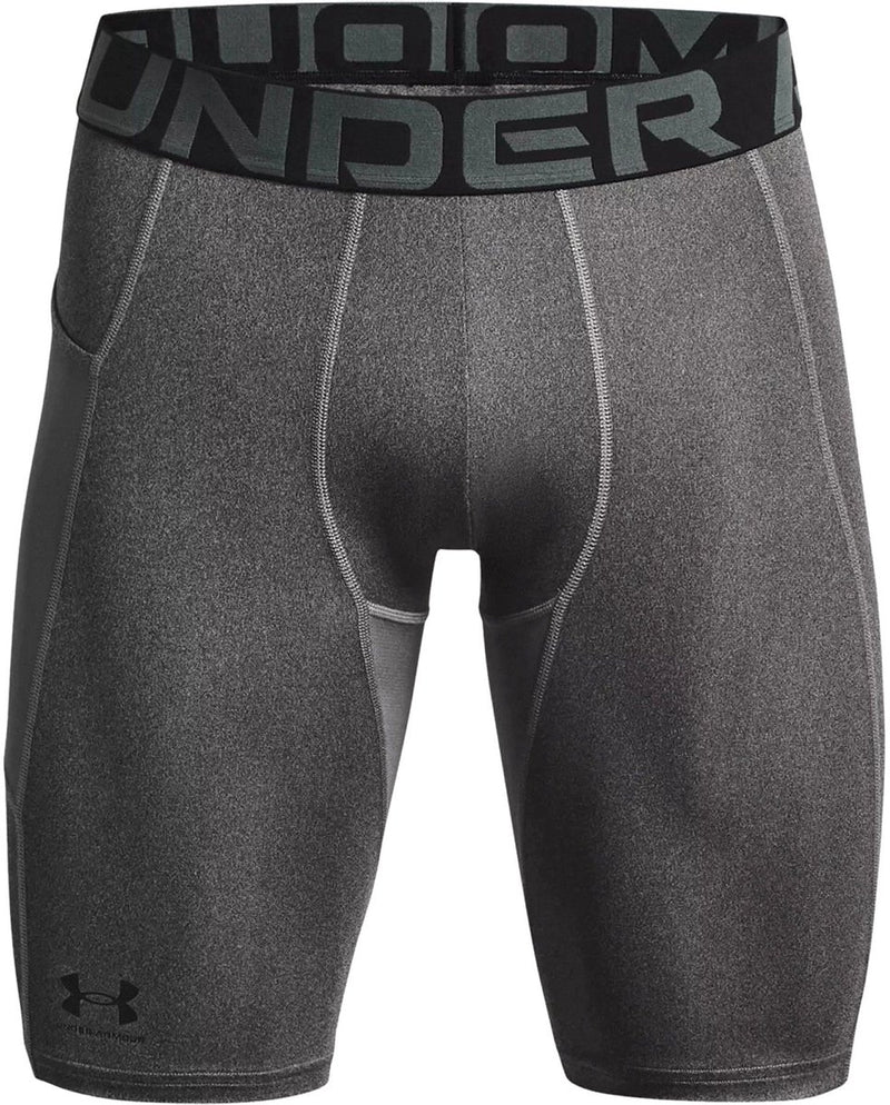 Under armour ua hg armour lng shorts heren sportbroek - grijs - zwart