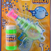 Johntoy bellenblaas pistool - bellenblaasmachine - bellenblazer - met navulling - speelgoed - kunststof - blauw - groen - roze