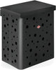 Wesco wasmand duo 1 met inzet | 64 liter | duo wasbox (2x32 liter) | metaal - mat grafiet | waskorf