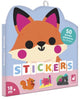 Janod - stickerboek - dieren - 50 stickers