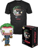 Funko pop! dc comics: set figure and tee - the joker exclusive maat m