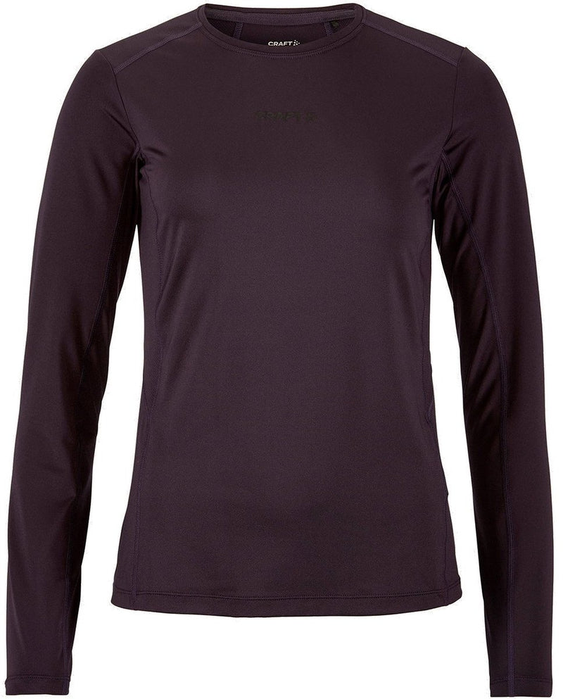Craft adv essence 2 running longsleeve dames - dk plum | maat: xl