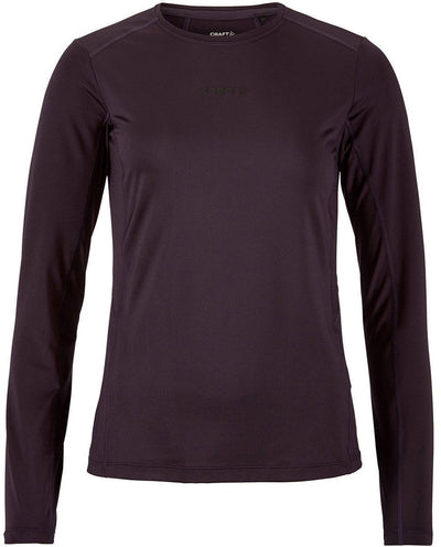 Craft adv essence 2 running longsleeve dames - dk plum | maat: xl