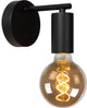 Lucide leanne - wandlamp - 1xe27 - zwart