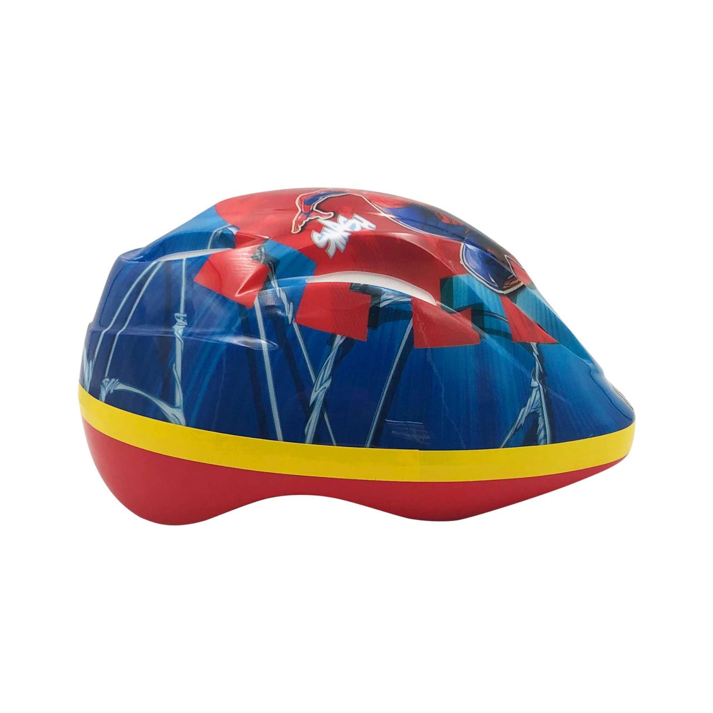 fietshelm Spider-Man jongens 51-55 cm Blauww rood