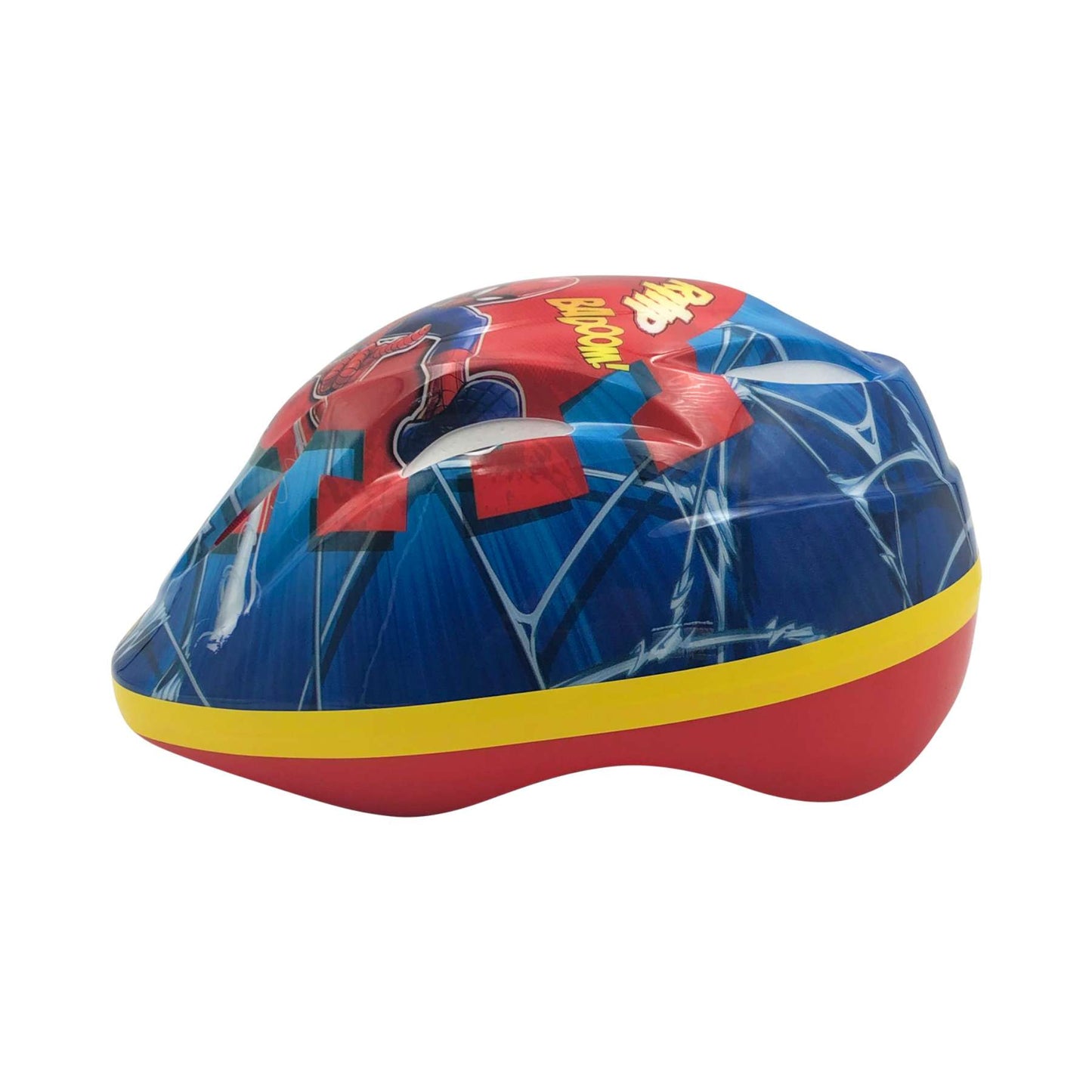 fietshelm Spider-Man jongens 51-55 cm Blauww rood