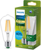 Philips led philips ultra efficient led lamp edison transparant - 60 w - e27 - warmwit licht