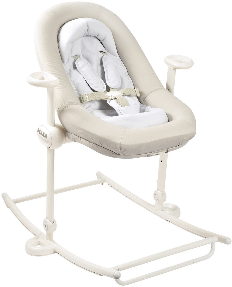 Béaba sitter relax up down plus wipstoel - 4 verstelbare hoogtes van 24 tot 52 cm - 3 ligstanden en inclusief zitverkleiner - 5-puntsgordel met anti-wipfunctie - opvouwbaar tot 18 cm - tot 9 kg - sea salt