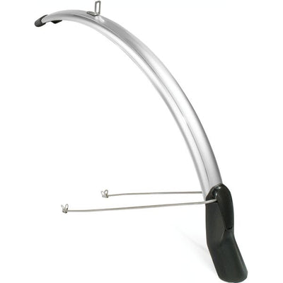 Eurofender Spatbordset Scatto 28 x 51 mm zilver