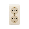 Ac stopcontt 2-voudig + ra opbouw
