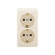 Ac stopcontt 2-voudig + ra opbouw