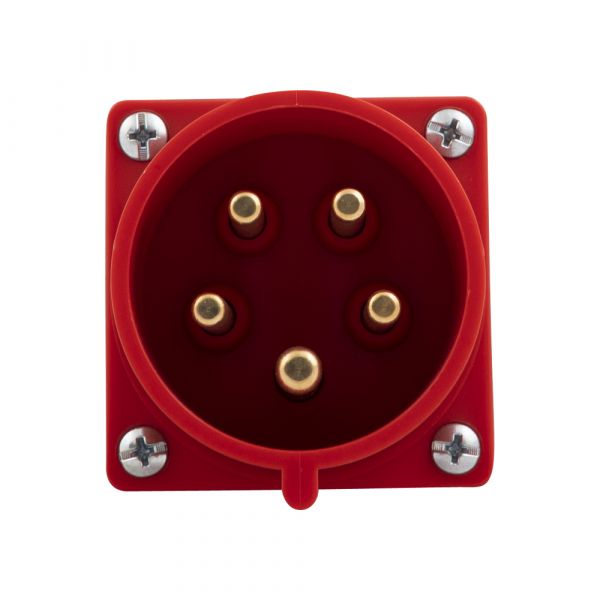Gp cee 5p 32a 400v opb wcd rood met pennen - 6315177