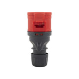 Abl sursum cee contrastekker 5 polig randaarde 16 ampere rood - afbeelding 1