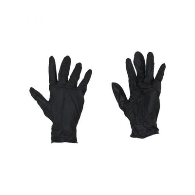 Ac wegwerphandschoen nitryl blk xl