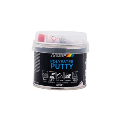 Motip polyester staal plamuur 250 gram