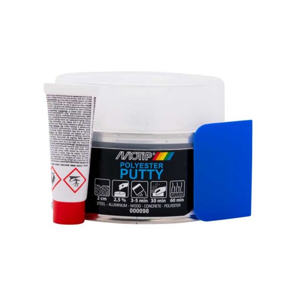 Motip polyester staal plamuur 500 gram