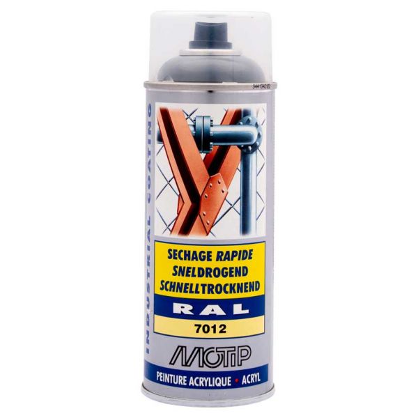 Motip industrial ral7012 400 ml.