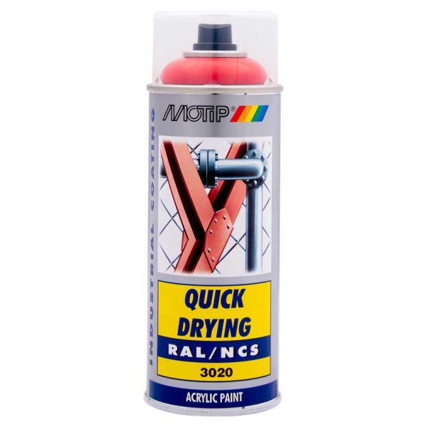 Motip industrial ral3020 400 ml.
