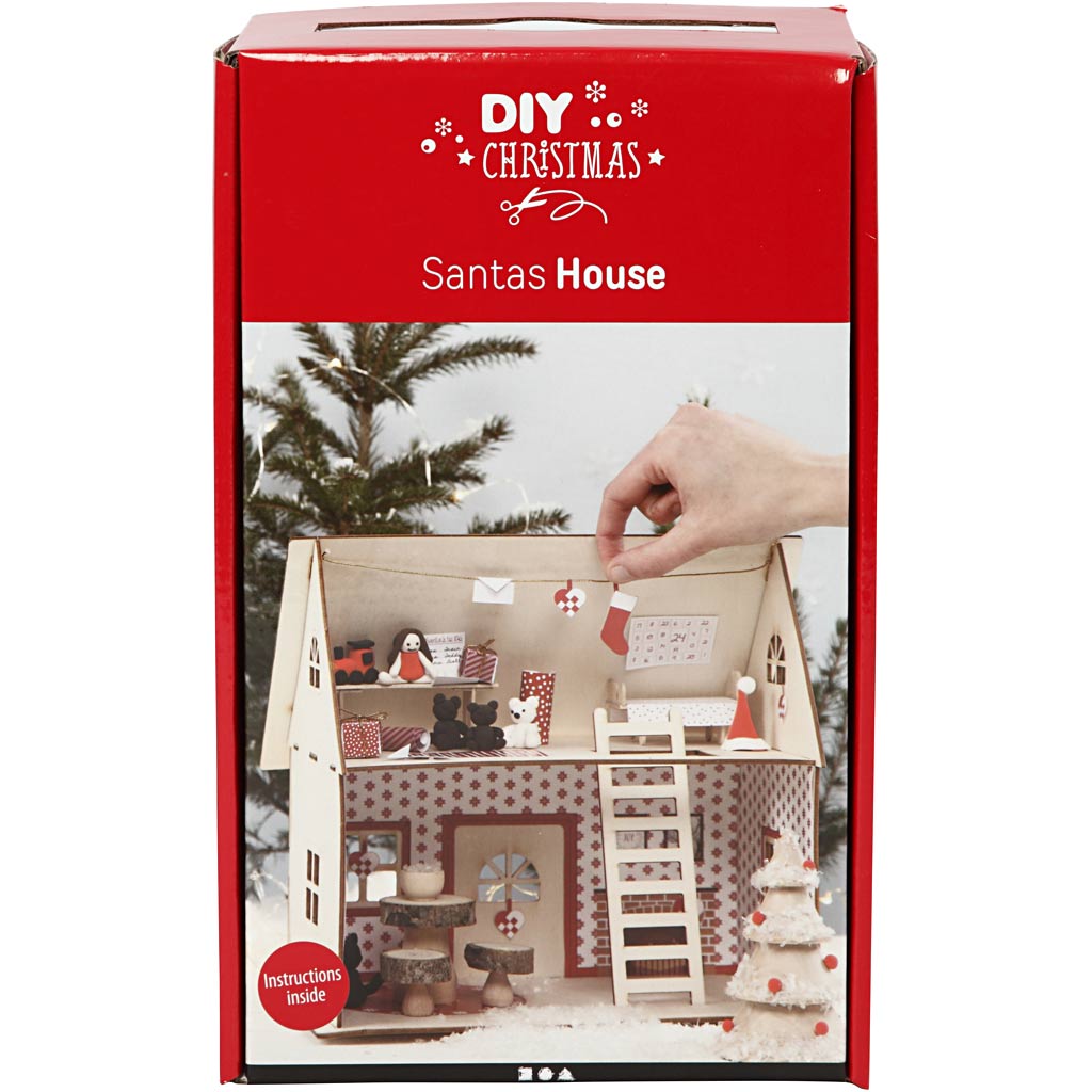 Creativ company hobbyset huis van de kerstman