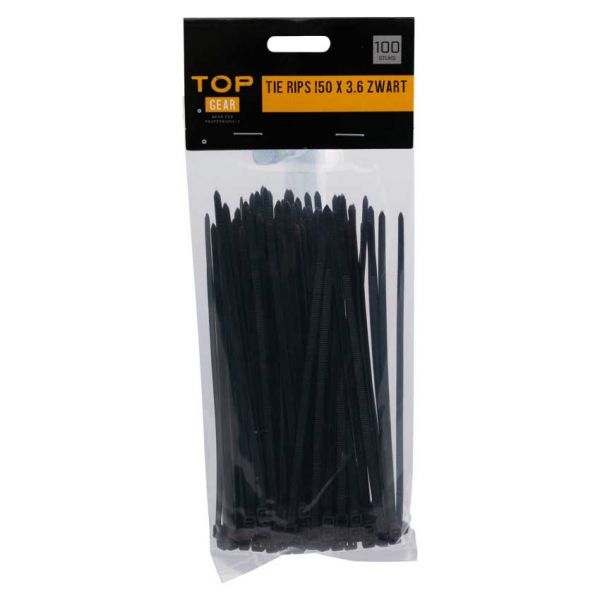 Topgear tieribs 150x3.6, 100 stuks