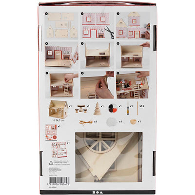 Creativ company hobbyset huis van de kerstman